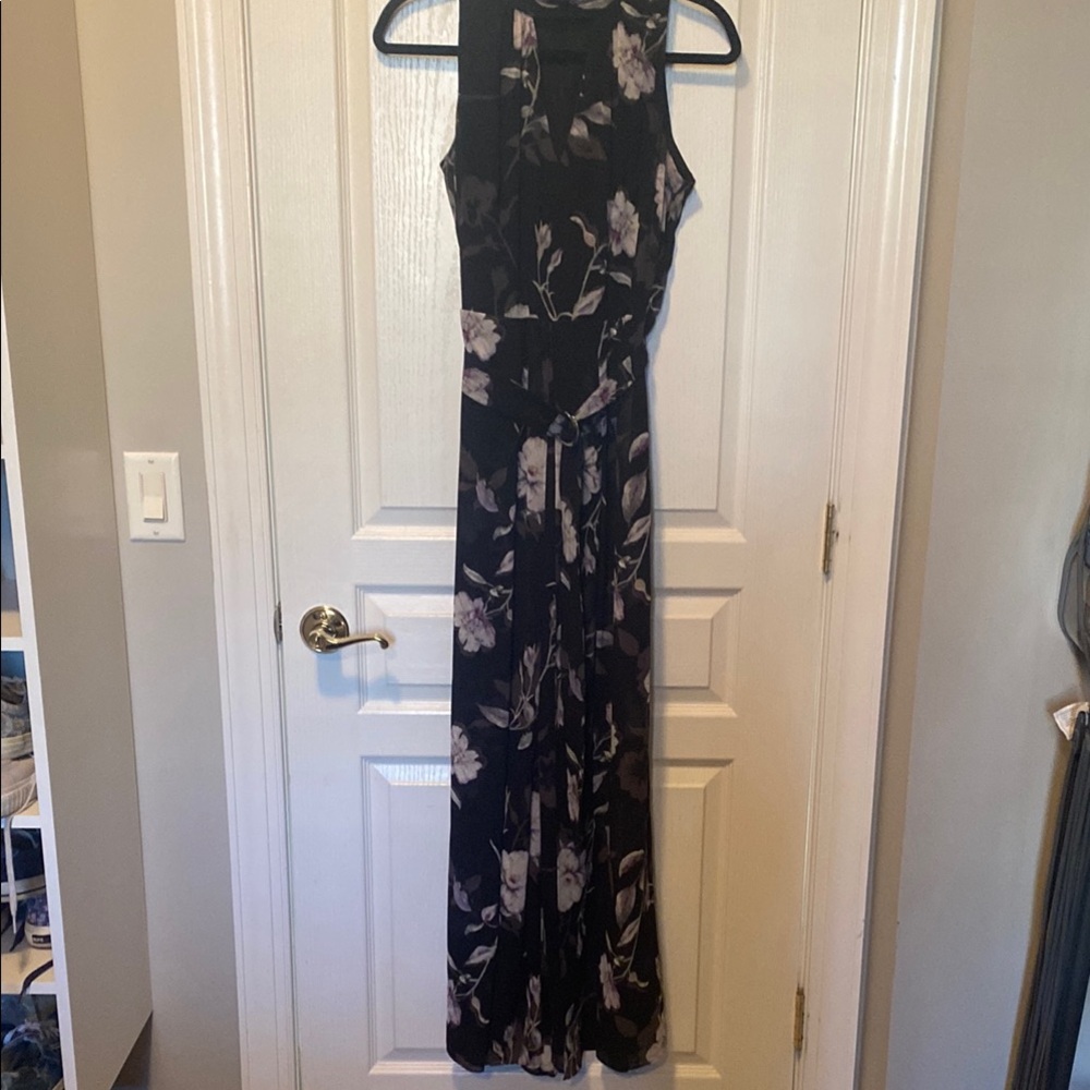 Chic Black Floral jumpsuit